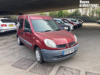 NOTE: ATF Registered Buyers ONLY - Location: Hayes - 2007 RENAULT KANGOO AUTHENTIQUE MPV REG: RX56RBO, Keys: No, MOT Expiry date: 03/09/2025, 1149 Petrol, 5 Speed Manual Petrol, Former Keepers: 8