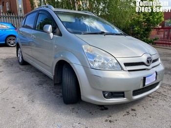 Location: Nottingham - 2007 TOYOTA COROLLA VERSO TSPIRIT D4D MPV REG: DY07DTF, Keys: No, MOT Expiry date: 01/10/2025, 2231 Diesel, 6 Speed Manual Diesel, Former Keepers: 7