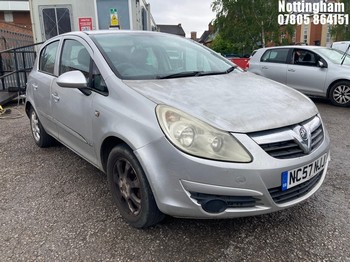Location: Nottingham - 2007 VAUXHALL CORSA CLUB A/C 5 Door Hatchback REG: NC57NJJ, Keys: No, MOT Expiry date: 22/12/2025, 1229 Petrol, 5 Speed Manual Petrol, Former Keepers: 7