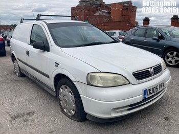 Location: Nottingham - 2005 VAUXHALL ASTRA ENVOY DTI 16V Car Derived Van REG: OU05VFA, Keys: No, MOT Expiry date: 18/04/2026, 1998 Diesel, 5 Speed Manual Diesel, Former Keepers: 6