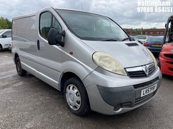 Location: Nottingham - 2007 VAUXHALL VIVARO SPORTIVE CDTI SWB Panel Van REG: LV57PBY, Keys: No, MOT Expiry date: 12/08/2026, 1995 Diesel, 6 Speed Manual Diesel, Former Keepers: 9