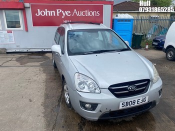 Location: Hull - 2008 KIA CARENS SR CRDI MPV REG: SB08EJG, Keys: No, MOT Expiry date: 27/03/2025, 1991 Diesel, 6 Speed Manual Diesel, Former Keepers: 6