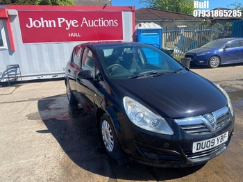 Location: Hull - 2009 VAUXHALL CORSA LIFE A/C 5 Door Hatchback REG: DU09YBF, Keys: No, MOT Expiry date: 29/01/2026, 1229 Petrol, 5 Speed Manual Petrol, Former Keepers: 7