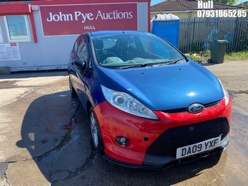 Location: Hull - 2009 FORD FIESTA ZETEC 82 3 Door Hatchback REG: DA09YXF, Keys: No, MOT Expiry date: 30/07/2026, 1242 Petrol, 5 Speed Manual Petrol, Former Keepers: 5