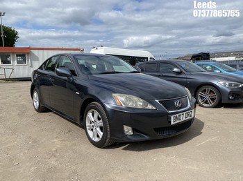 Location: Leeds - 2007 LEXUS IS 220D 4 DOOR SALOON REG: BN07DRZ, 2231cc DIESEL, 6 SPEED MANUAL DIESEL, Former Keepers: 4, Keys: Yes, MOT Expiry date: 02-12-2026