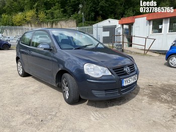 Location: Leeds - 2007 VOLKSWAGEN POLO SE 80 3 Door Hatchback REG: YK57KNZ, Keys: No, MOT Expiry date: 12-04-2027, 1400 Petrol, 5 Speed Manual Petrol, Former Keepers: 5
