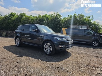 Location: Farnham - 2017 LAND ROVER RANGE ROVER SPORT HSE SD4 AUTO 5 Door SUV REG: SK17PGO, Keys: Yes, MOT Expiry date: 11/09/2026, 1999 CC Diesel, 8 Speed Automatic Diesel, Former Keepers: 4