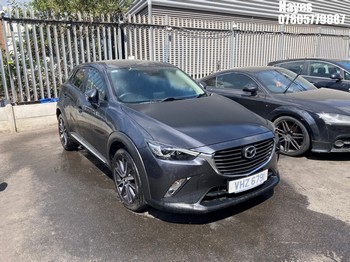 Location: Hayes - 2017 MAZDA CX-3 SPORT NAV D 4X4 AUTO 5 Door Hatchback REG: VHZ6791, Keys: Yes, MOT Expiry date: 05/06/2026, 1497 Diesel, 6 Speed Auto Diesel, Former Keepers: 1