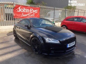Location: Hayes - 2011 AUDI TT S LINE BLACK EDIT TFSI 2 Door Saloon REG: HG11HYM, Keys: No, MOT Expiry date: 05/02/2026, 1984 Petrol, 6 Speed Semi Auto Petrol, Former Keepers: 4