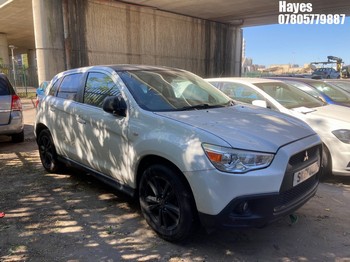 Location: Hayes - 2011 MITSUBISHI ASX 4 BLACK CLEAR TEC DI- 5 Door Hatchback REG: SK61DLO, Keys: No, MOT Expiry date: 31/01/2026, 1798 Diesel, 6 Speed Manual Diesel, Former Keepers: 10