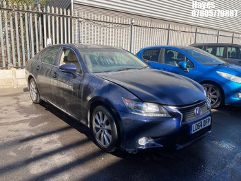 Location: Hayes - 2014 LEXUS GS 300H SE CVT 4 Door Saloon REG: LO64DFP, Keys: No, MOT Expiry date: 29/11/2025, 2494 Hybrid Electric, Variable 1 Speed Auto Petrol/E, Former Keepers: 3