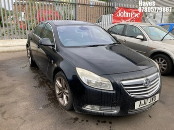 Location: Hayes - 2011 VAUXHALL INSIGNIA SRI 5 Door Hatchback REG: AJ11JWO, Keys: No, MOT Expiry date: 24/03/2026, 1796 Petrol, 6 Speed Manual Petrol, Former Keepers: 8