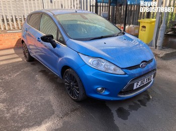 Location: Hayes - 2010 FORD FIESTA TITANIUM TDCI 5 Door Hatchback REG: FJ10XWO, Keys: No, MOT Expiry date: 20/05/2025, 1399 Diesel, Manual, Former Keepers: 6
