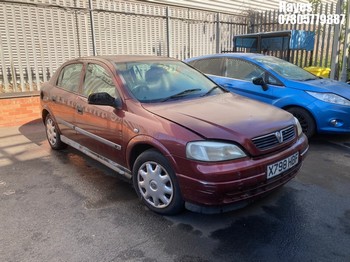 Location: Hayes - 2000 VAUXHALL ASTRA LS 16V 5 Door Hatchback REG: X798HBF, Keys: No, MOT Expiry date: 15/01/2027, 1598 Petrol, 5 Speed Manual Petrol, Former Keepers: 4