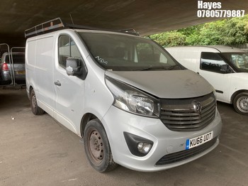 Location: Hayes - 2016 VAUXHALL VIVARO 2700 SPORTIVE CDTI Panel Van REG: KU66UOT, Keys: No, MOT Expiry date: 18/12/2025, 1598 Diesel, 6 Speed Manual Diesel, Former Keepers: 6