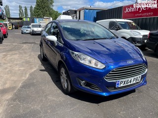 Location: Stapleford - 2014 FORD FIESTA ZETEC TDCI 5 Door Hatchback REG: PX64PBZ, Keys: Yes, MOT Expiry date: 09/04/2027, 1499 Diesel, 5 Speed Manual Diesel, Former Keepers: 3
