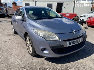 Location: Nottingham - 2010 RENAULT MEGANE I-MUSIC VVT 100 5 DOOR HATCHBACK REG: WV10WEF, 1598cc PETROL, 5 SPEED MANUAL PETROL, Former Keepers: 3, Keys: Yes, MOT Expiry date: 17/07/2026