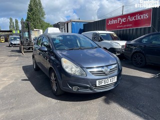 Location: Stapleford - 2011 VAUXHALL CORSA SXI 5 Door Hatchback REG: BF60XDT, Keys: Yes, MOT Expiry date: 16/09/2026, 1229 Petrol, 5 Speed Manual Petrol, Former Keepers: 4
