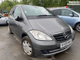 Location: Manchester - 2009 MERCEDES A150 CLASSIC SE CVT 5 Door Hatchback REG: KV09MKK, 1498 Petrol, Variable Speed Auto Petrol, Former Keepers: 6, Keys: No, MOT Expiry date: 13/11/2026