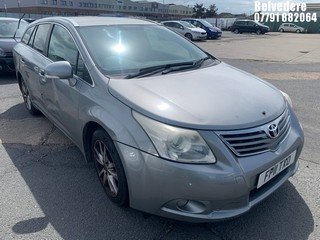 Location: BELVEDERE - 2011 TOYOTA AVENSIS TR VALVEMATIC CVT Estate REG: FP11TXO, 1798cc Gas Bi Fuel, Variable Speed Auto Petrol, Former Keepers: 10, Keys: No, MOT: Expiry date17.06.2026