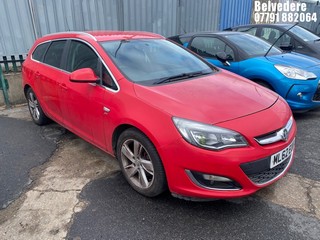Location: Belvedere - 2012 VAUXHALL ASTRA SRI CDTI AUTO Estate REG: ML62EUK, Keys: No, MOT Expiry date: 08/04/2026, 1956 Diesel, 6 Speed Auto Diesel, Former Keepers: 11