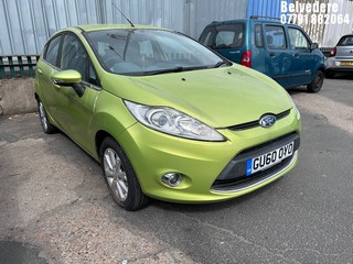 Location: Belvedere - 2010 FORD FIESTA ZETEC 5 Door Hatchback REG: GU60OYO, Keys: No, MOT Expiry date: 10/07/2025, 1242 Petrol, 5 Speed Manual Petrol, Former Keepers: 6