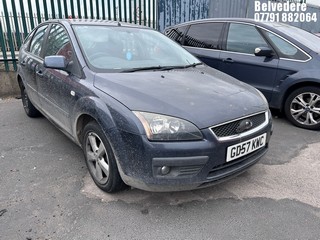 Location: Belvedere - 2008 FORD FOCUS ZETEC CLIMATE 116 5 Door Hatchback REG: GD57KWC, Keys: No, MOT Expiry date: 08/10/2026, 1596 Petrol, 5 Speed Manual Petrol, Former Keepers: 3