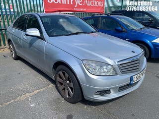Location: Belvedere - 2007 MERCEDES C280 SE A 4 Door Saloon REG: LS57NPZ, Keys: No, MOT Expiry date: 24/08/2026, 2996 Petrol, 7 Speed Auto Petrol, Former Keepers: 8