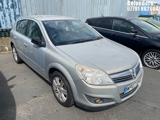 Location: Belvedere - 2007 VAUXHALL ASTRA DESIGN A 5 Door Hatchback REG: WP07XAX, Keys: No, MOT Expiry date: 28/07/2026, 1796 Petrol, 4 Speed Auto Petrol, Former Keepers: 5