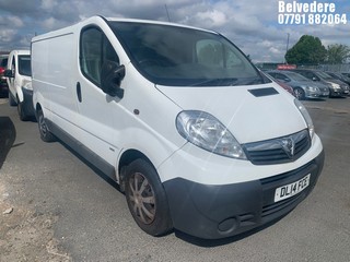 Location: Belvedere - 2014 VAUXHALL VIVARO 2900 CDTI LWB Panel Van REG: DL14FCE, Keys: No, MOT Expiry date: 26.06.2026, 1995 Diesel, 6 Speed Manual Diesel, Former Keepers: 5