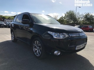 Location: Edinburgh - 2015 MITSUBISHI OUTLANDER GX 3H PHEV AUTO Estate REG: VA64PXC, Keys: Yes, MOT Expiry date: 13/02/2026, 1998 Hybrid Electric, Variable 1 Speed Auto Petrol/E, Former Keepers: 2