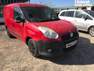 Location: Edinburgh - 2013 FIAT DOBLO 16V MULTIJET Panel Van REG: WM62AZA, Keys: No, MOT Expiry date: 12/09/2026, 1248 Diesel, 5 Speed Manual Diesel, Former Keepers: 2