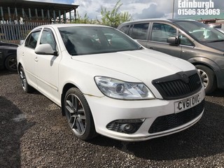 Location: Edinburgh - 2011 SKODA OCTAVIA VRS TDI CR 5 Door Hatchback REG: CV61OVC, Keys: No, MOT Expiry date: 28/07/2025, 1968 Diesel, 6 Speed Manual Diesel, Former Keepers: 6