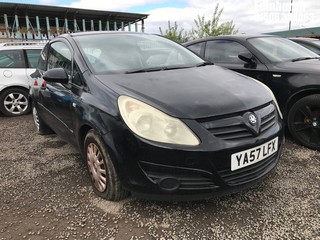 Location: Edinburgh - 2007 VAUXHALL CORSA LIFE 3 Door Hatchback REG: YA57LFX, Keys: No, MOT Expiry date: 24/11/2025, 998 Petrol, 5 Speed Manual Petrol, Former Keepers: 4