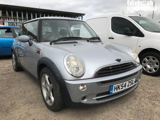 Location: Edinburgh - 2005 MINI MINI ONE 3 Door Hatchback REG: HK54ZSL, Keys: No, MOT Expiry date: 17/07/2025, 1598 Petrol, 5 Speed Manual Petrol, Former Keepers: 5