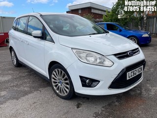 Location: Nottingham - 2012 FORD GRAND C-MAX TITANIUM TDCI MPV REG: LC62VZN, Keys: No, MOT Expiry date: 09/09/2026, 1560 Diesel, 6 Speed Manual Diesel, Former Keepers: 5