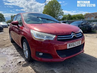 Location: MITCHAM - 2012 CITROEN C4 VTR+ HDI 110 5 Door Hatchback REG: NV62KXE, 1560cc Diesel, 6 Speed Manual Diesel, Former Keepers: 2, Keys: Required, MOT: Expiry date28/07/2026
