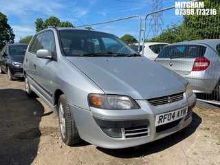 Location: Mitcham - 2004 MITSUBISHI SPACE STAR EQUIPPE AUTO 5 Door Hatchback REG: RF04AYM, Keys: No, MOT Expiry date: 14/03/2026, 1584 Petrol, 4 Speed Auto Petrol, Former Keepers: 4