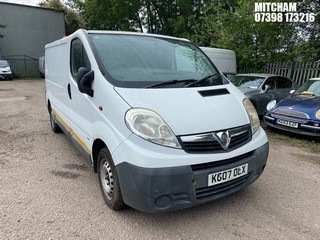 Location: Mitcham - 2007 VAUXHALL VIVARO 2900 CDTI LWB Panel Van REG: KG07OLX, Keys: No, MOT Expiry date: 14/05/2026, 1995 Diesel, 6 Speed Manual Diesel, Former Keepers: 2