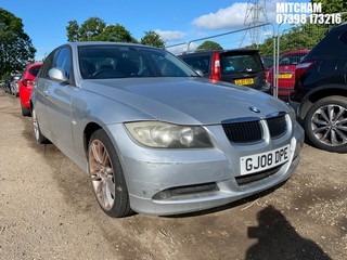 Location: Mitcham - 2008 BMW 318I SE 4 Door Saloon REG: GJ08DPE, Keys: No, MOT Expiry date: 21/02/2026, 1995 Petrol, 6 Speed Manual Petrol, Former Keepers: 5
