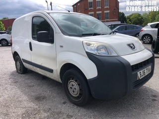 Location: Nottingham - 2016 PEUGEOT BIPPER S HDI Panel Van REG: BJ16TYA, Keys: No, MOT Expiry date: 18/02/2026, 1248 Diesel, 5 Speed Manual Diesel, Former Keepers: 4