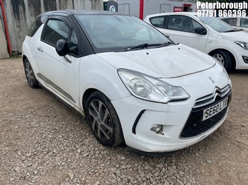 Location: Peterborough - 2010 CITROEN DS3 DSTYLE HDI 90 3 Door Hatchback REG: SE60LTA, Keys: No, MOT Expiry date: 09/03/2025, 1560 Diesel, 5 Speed Manual Diesel, Former Keepers: 4