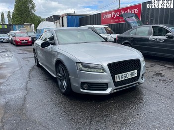Location: Stapleford - 2010 AUDI A5 S LINE TDI Coupe REG: VK60HKH, Keys: Yes, MOT Expiry date: 16/05/2026, 1968 Diesel, 6 Speed Manual Diesel, Former Keepers: 10