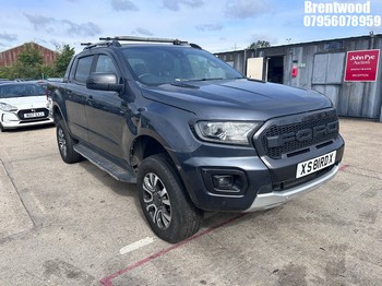 Location: Brentwood - 2021 FORD RANGER WILDTRAK ECOBLUE 4 Pick-up REG: XS61RDX, Keys: Yes, MOT Expiry date: 05/04/2025, 1996 Diesel, 1 Speed Auto Diesel, Former Keepers: 2