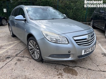 Location: Brentwood - 2012 VAUXHALL INSIGNIA SE CDTI AUTO Estate REG: BG12BZA, Keys: No, MOT Expiry date: 12/02/2027, 1956 Diesel, 6 Speed Auto Diesel, Former Keepers: 9