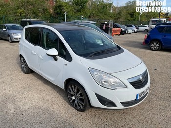 Location: Brentwood - 2011 VAUXHALL MERIVA EXCLUSIV LIMITED E MPV REG: KP61RFY, Keys: No, MOT Expiry date: 12/12/2025, 1398 Petrol, 5 Speed Manual Petrol, Former Keepers: 3