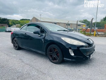 Location: Plymouth - 2010 PEUGEOT 308 CC SE THP 150 Convertible REG: LD10LHR, Keys: No, MOT Expiry date: 25/01/2026, 1598 Petrol, 6 Speed Manual Petrol, Former Keepers: 4