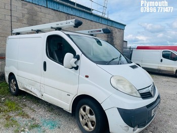 Location: Plymouth - 2011 VAUXHALL VIVARO 2700 SPORTIVE CDTI Panel Van REG: LN61RVV, Keys: No, MOT Expiry date: 30/10/2026, 1995 Diesel, 6 Speed Manual Diesel, Former Keepers: 5