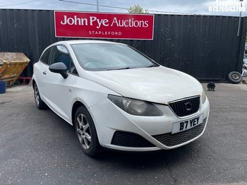 Location: Stapleford - 2009 SEAT IBIZA S 3 Door Hatchback REG: B7YEY, Keys: No, MOT Expiry date: 05/03/2026, 1198 Petrol, 5 Speed Manual Petrol, Former Keepers: 9
