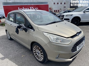 Location: South Wales - 2013 FORD B-MAX TITANIUM TDCI MPV REG: CX13SGZ, 1560cc DIESEL, 5 SPEED MANUAL DIESEL, Former Keepers: 3, Keys: Yes, MOT Expiry date: 16/07/2026